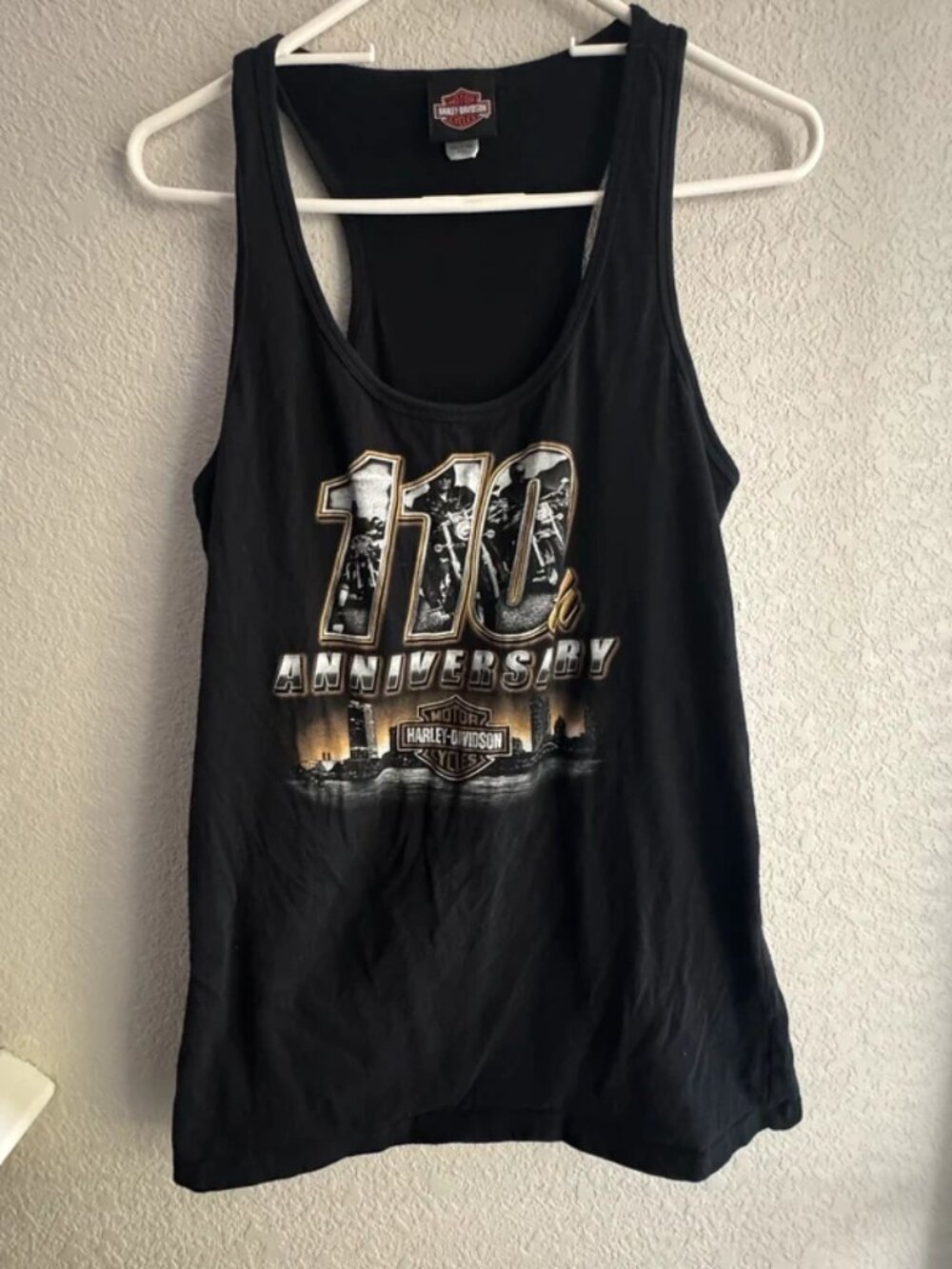 Harley Davidson 110 Anniversary women’s tank top Black Hills SD